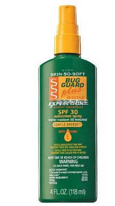 驱蚊产品Avon Skin-So-Soft Bug Guard Plus IR3535