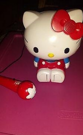 Hello Kitty 随身卡拉OK机-带麦克风