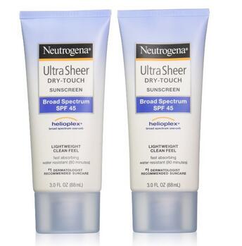 Neutrogena 露得清 轻透防晒乳SPF45+ 88ml*2支装