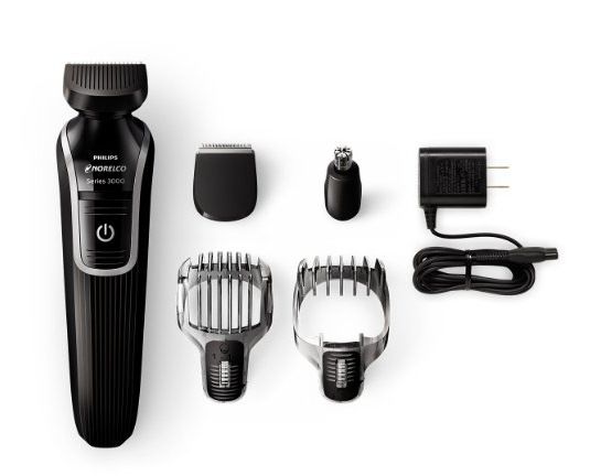 Philips 飞利浦 Norelco Multigroom 3100 多功能胡须造型器 QG3330/42（含配件）