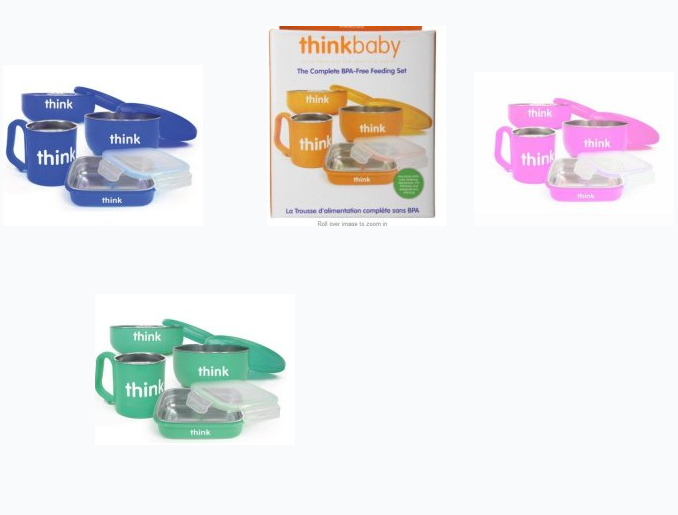 Thinkbaby 不锈钢密封餐具套装