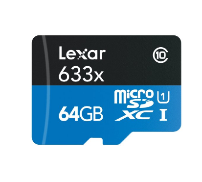 雷克沙 633x microSDXC存储卡（64GB、UHS-I） 