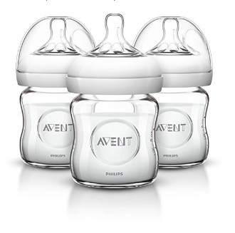 Philips Avent 飞利浦新安怡 自然原生系列玻璃奶瓶 4oz 3个装