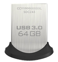 新低！【SanDisk 闪迪 Ultra Fit CZ43 USB 3.0 超便携U盘，64GB】