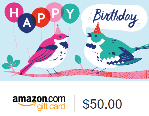 Amazon：10月礼品卡买$50送$10活动！