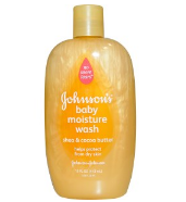 【iherb】Johnson's Baby婴儿滋润沐浴露，乳木果油和可可脂，15液体盎司(443毫升)