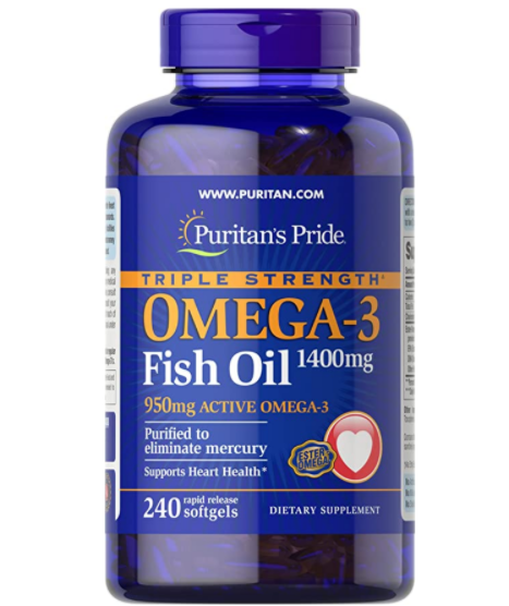 普丽普莱 含Omega-3深海鱼油胶囊1360mg*240粒