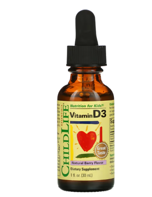 ChildLife Essentials 维生素 D3 天然浆果味 30毫升